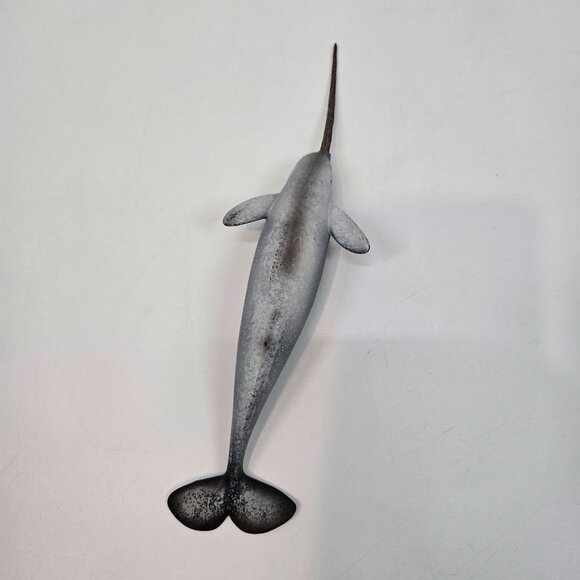 CollectA Narwhal Figure Realistic Sea Creature Ocean Animals Toy 10.5" - Picture 7 of 10